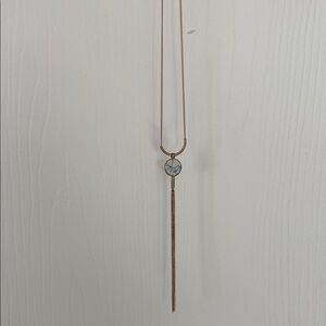 Elegant Gold and Silver Pendant Necklace